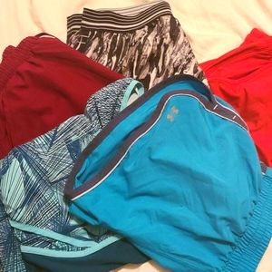 (5) UNDER ARMOUR SHORTS